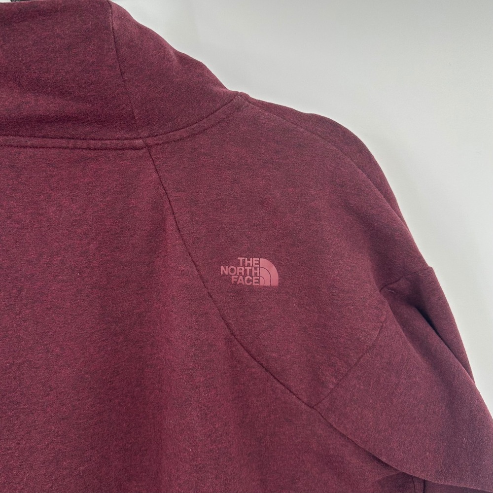 The North Face Motivation Mock Neck‎ Fleece Pullover Burgundy Size Large - Picture 9 of 12